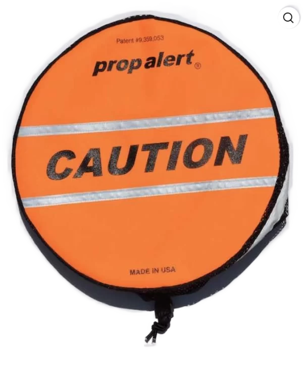 Orange Caution Small Prop Alert Prop Cover